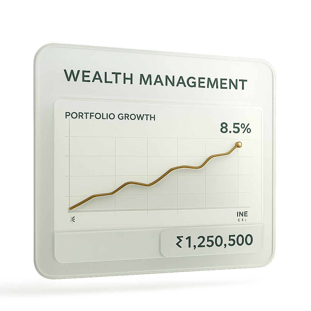 Parth Investment wealth management portfolio dashboard showing portfolio growth